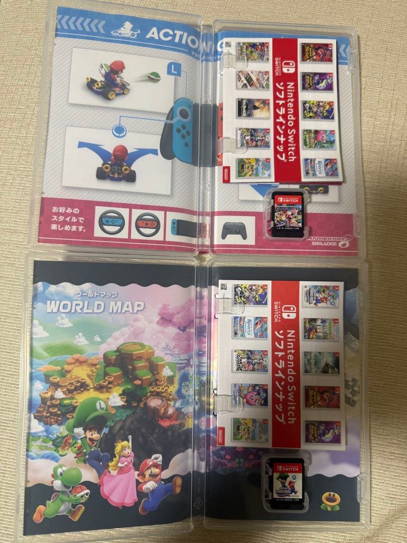 【美品】マリオカート8 デラックス & スーパーマリオブラザーズ ワンダー