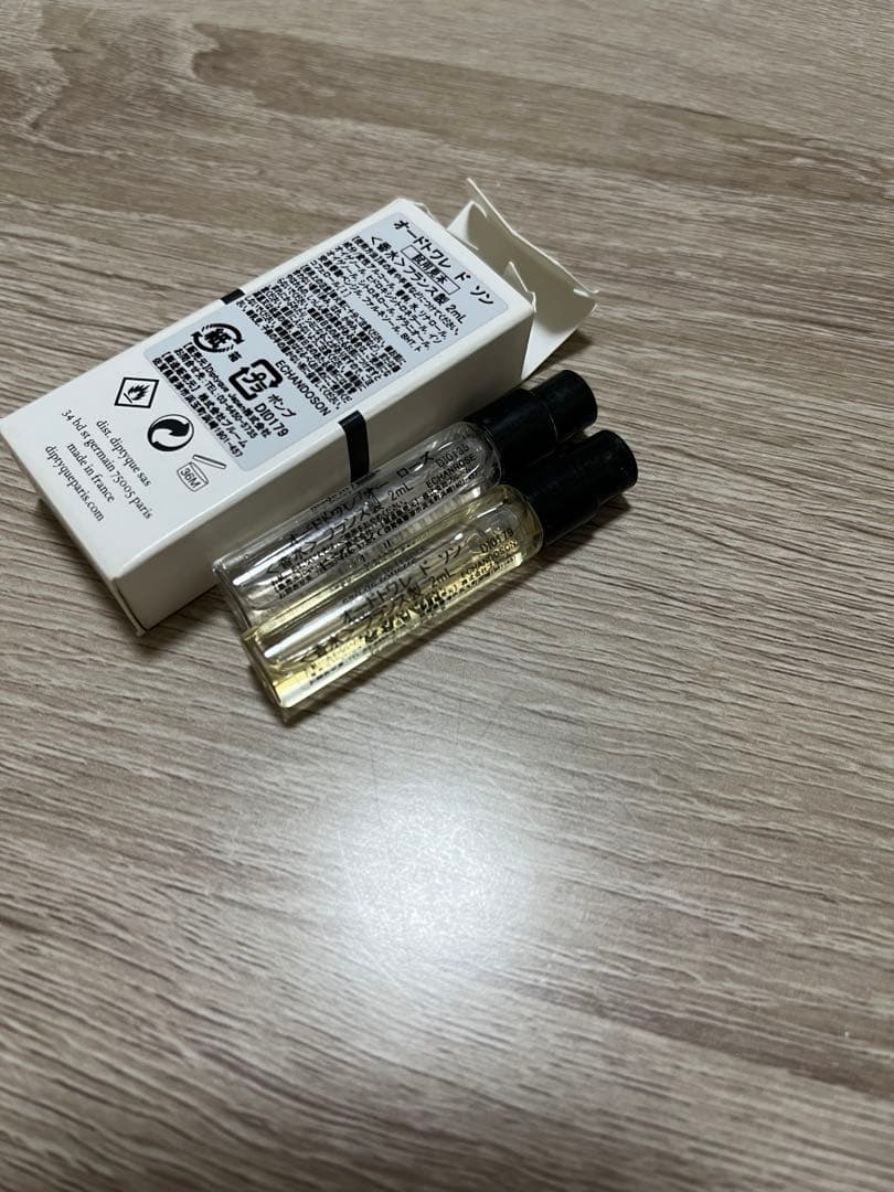 diptyque練り香水（ドソン）&オードトワレ2ml（ドソン&オーローズ2種）