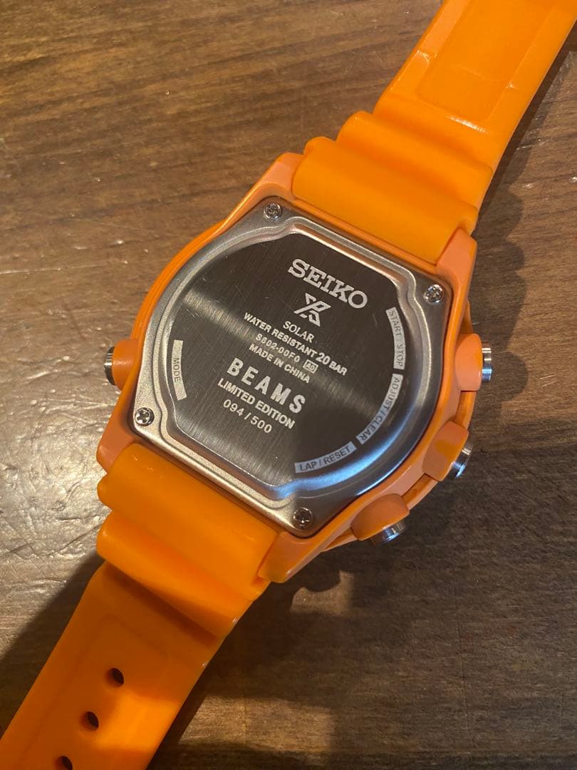 S*I様 SEIKO BEAMS セイコー ビームス プロスペック 時計 オレン