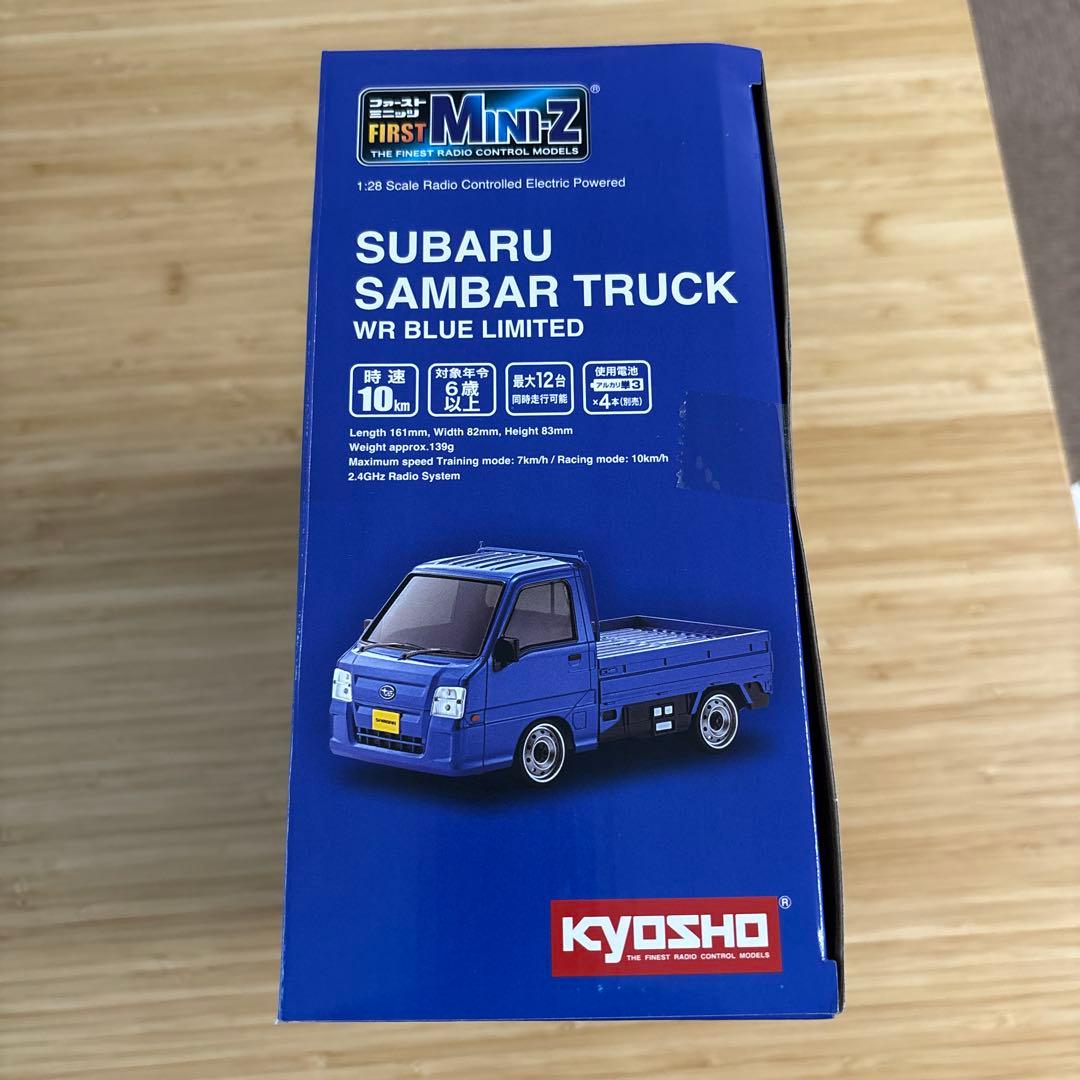 京商　ファーストミニッツ　サンバートラック　WRブルー
