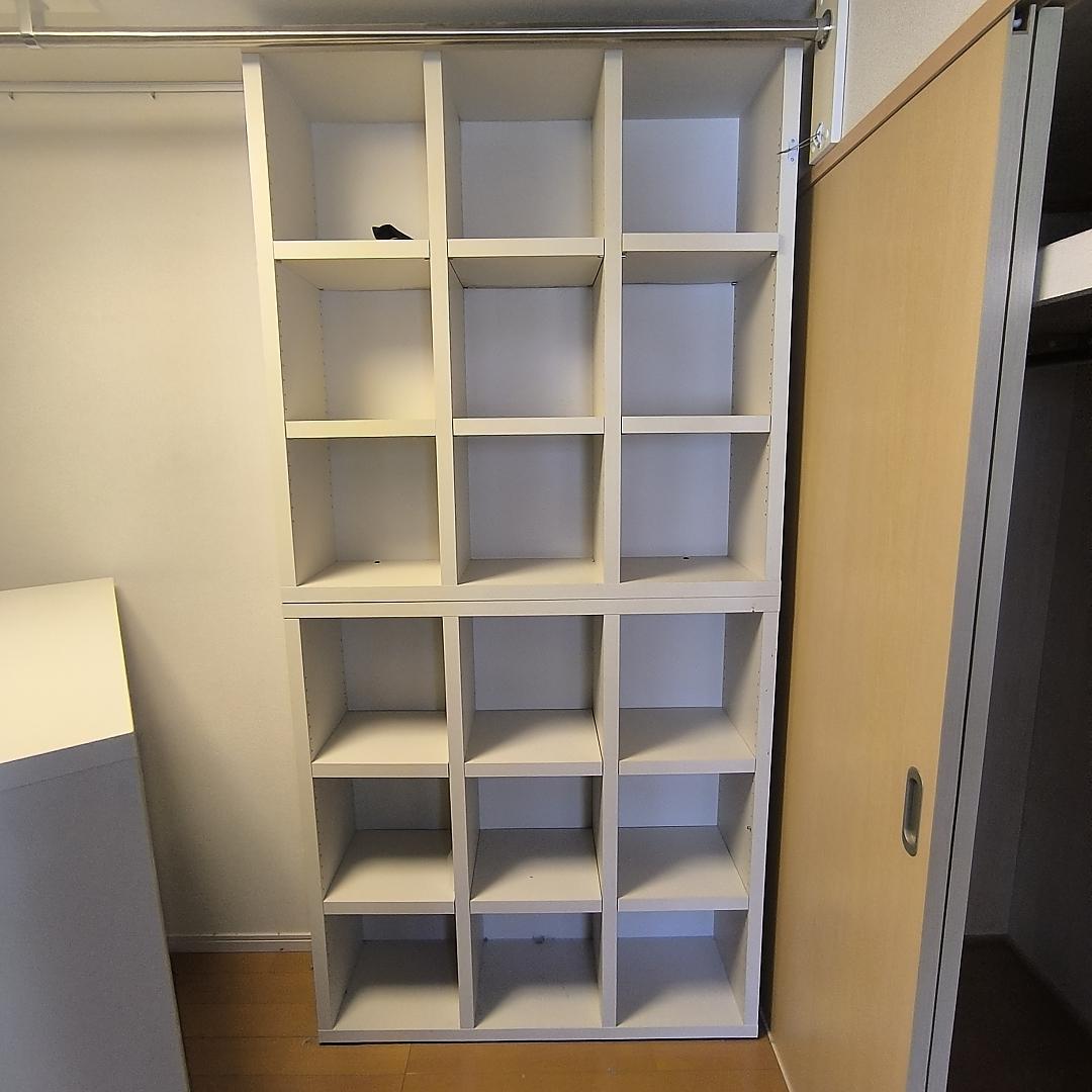 【2/20迄】110cm正方形 本棚 ナンバー③ 3つ星素材 250サイズ送料込