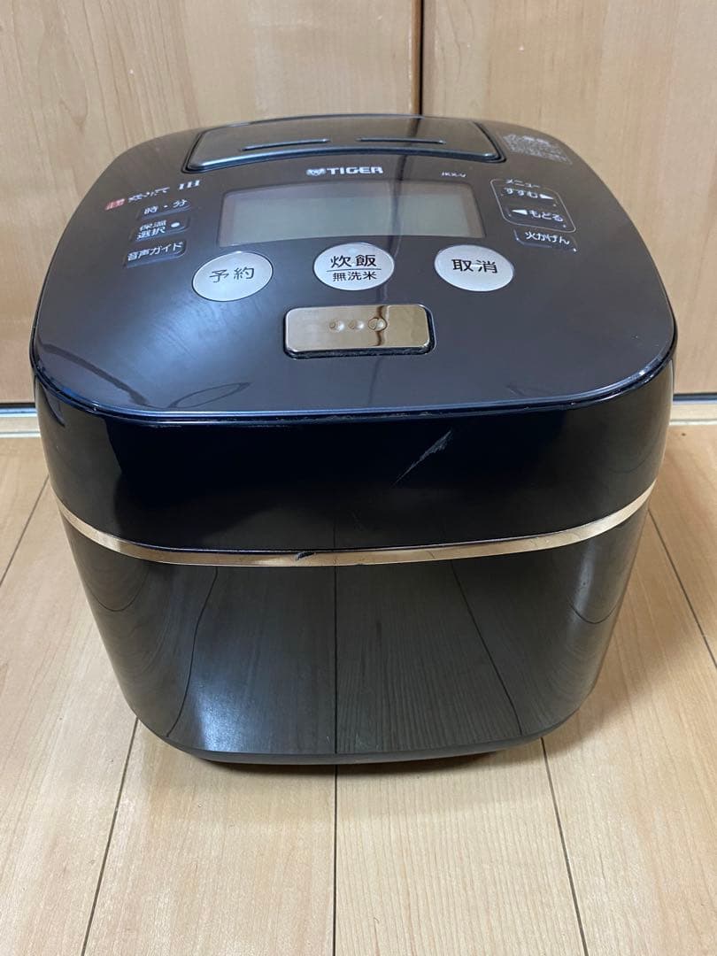 TIGER JKX-V101 圧力IH炊飯器 5.5合 動作確認済み