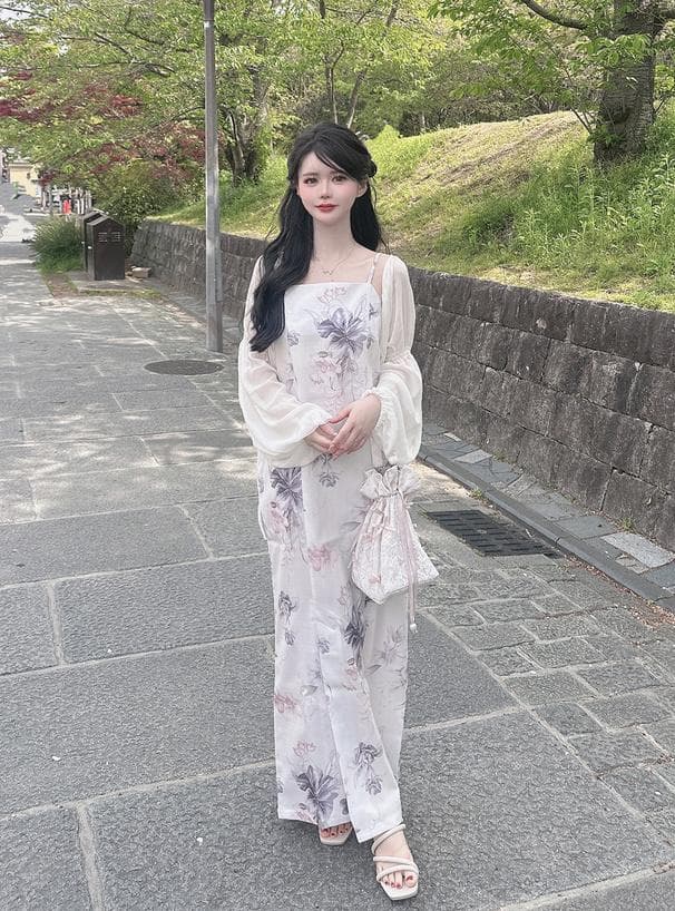 【新品即発送】GRL 3点セット2Way花柄セパレート浴衣[gi1604]