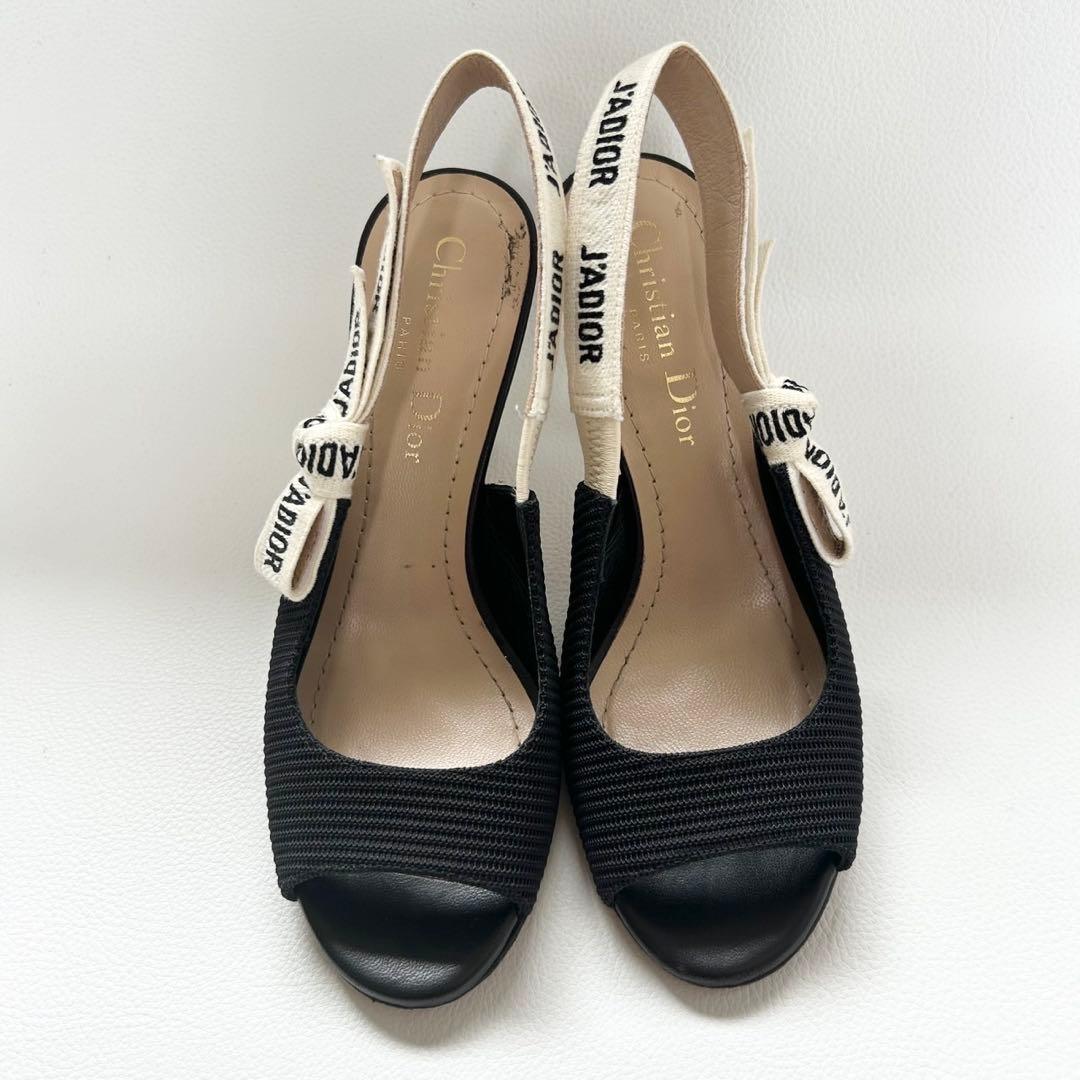 DIOR J’ADIOR スリングバックパンプス 34 1/2 ブラック