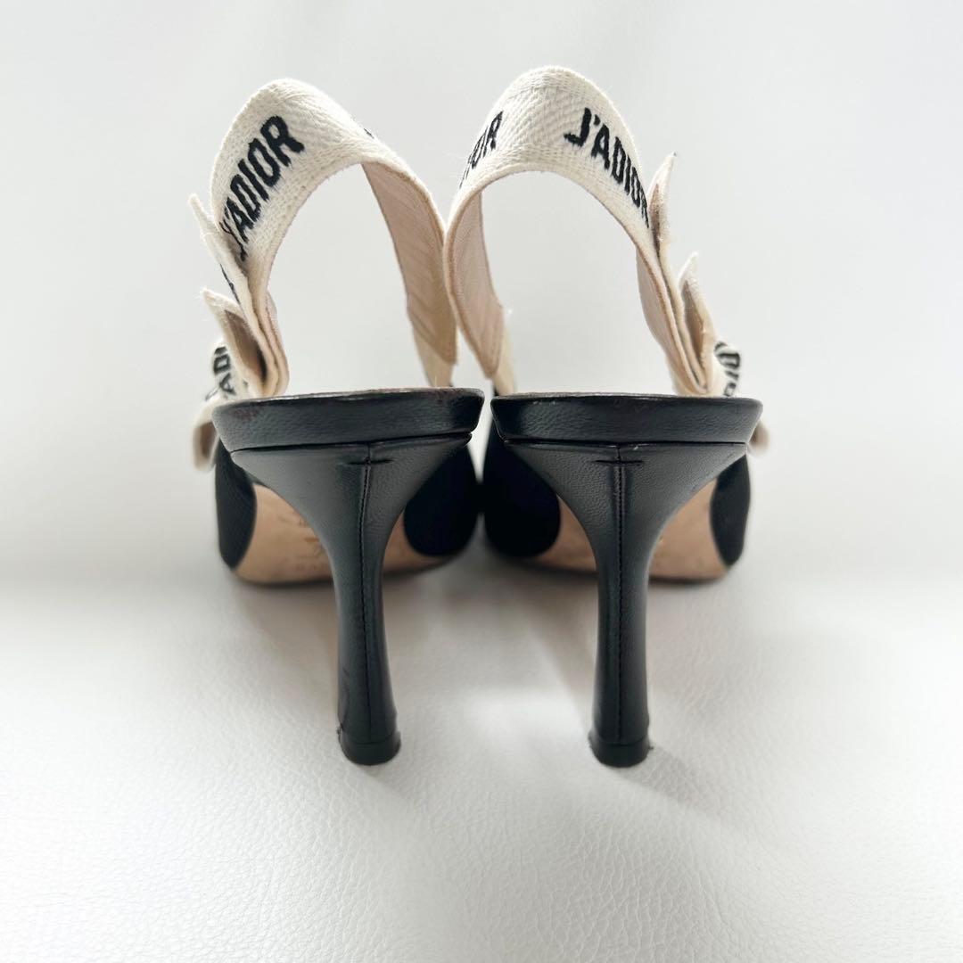 DIOR J’ADIOR スリングバックパンプス 34 1/2 ブラック