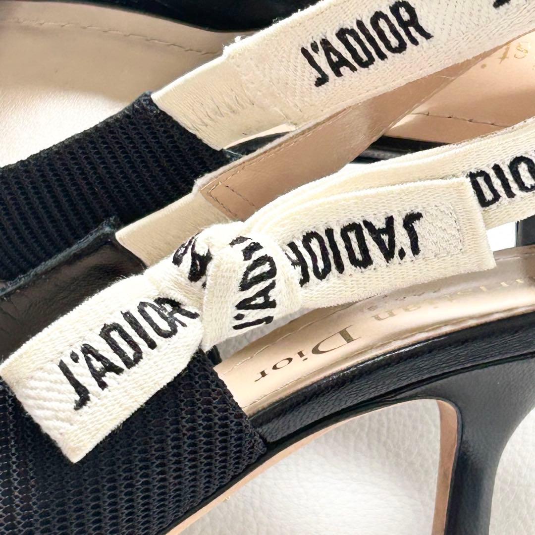 DIOR J’ADIOR スリングバックパンプス 34 1/2 ブラック