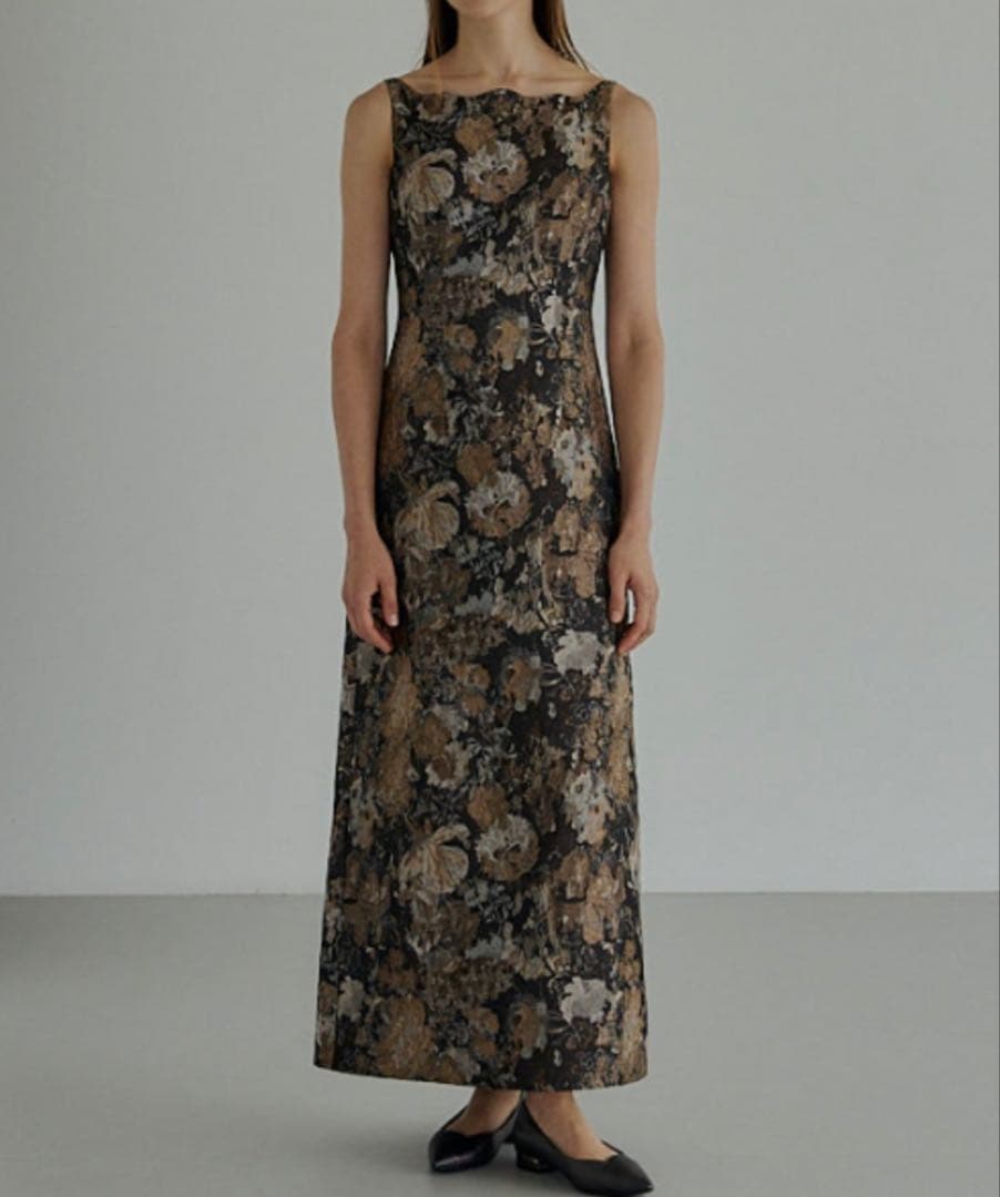LE'RURE リルアー Wandering jacquard dress