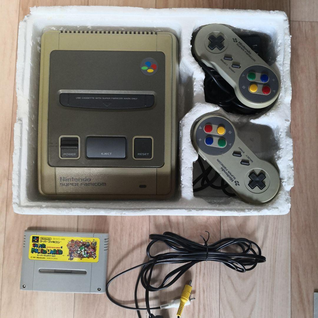 初代スーパーファミコン　スーパーマリオワールド 付