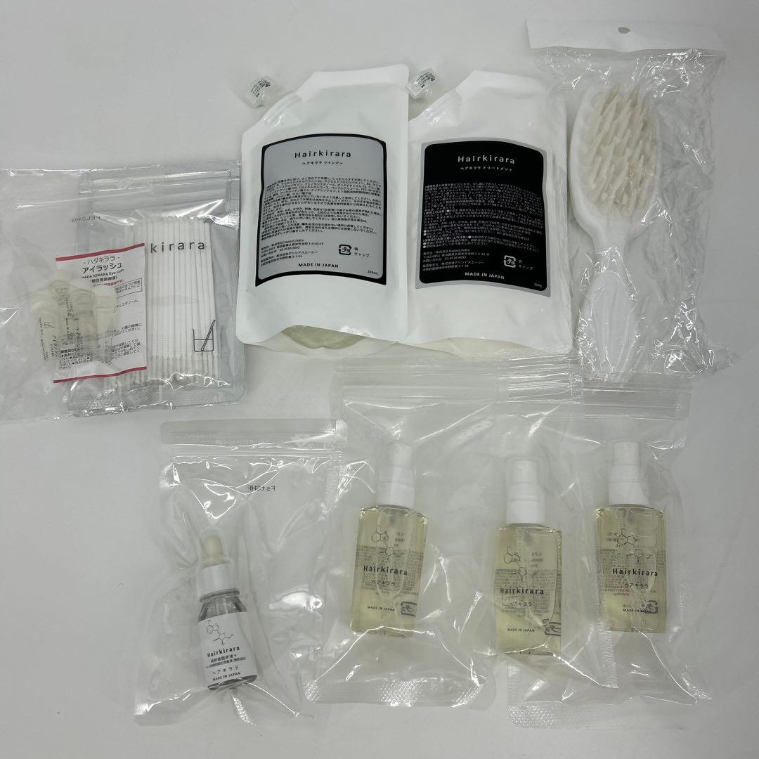 ヘアキララ 頭皮用美容液3本 美容液１本 ハダキララ アイラッシュ まつげ美容液