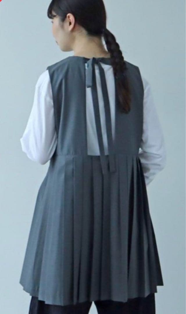 bulle de savon プリーツベスト