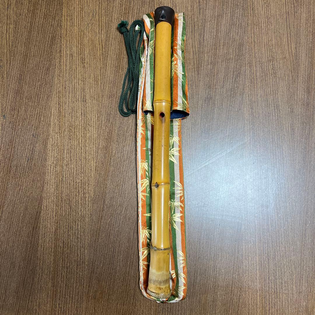 尺八 1尺８寸管 専用ケース唄口カバー付 ※最終値下げ