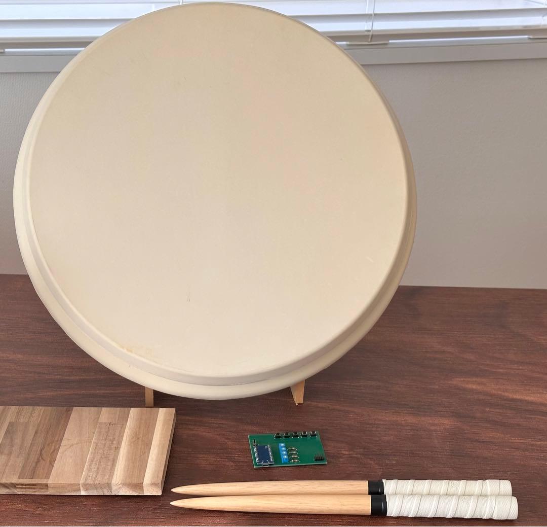 自作 おうち太鼓 新品マイバチセット