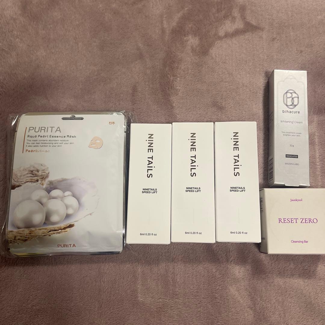 PURITA マスク & NINE TAILS & RESET-ZEROコスメ