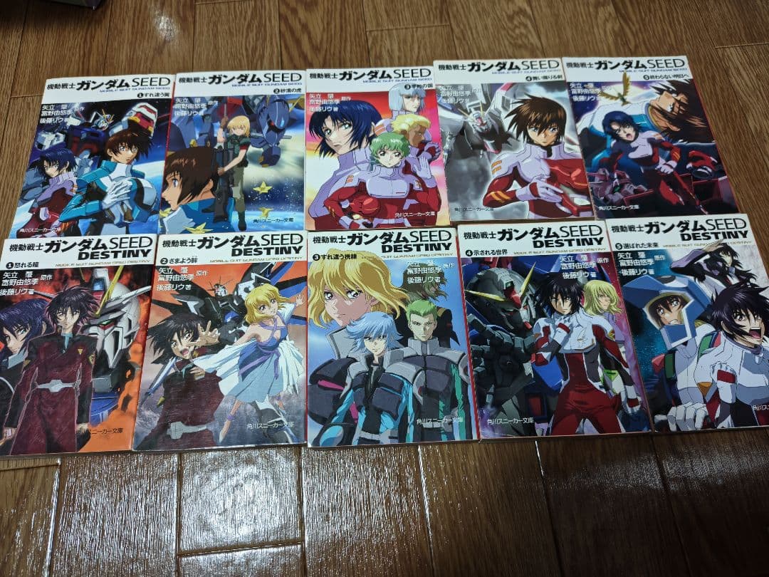 ガンダムSEED小説＆一番くじ景品セット