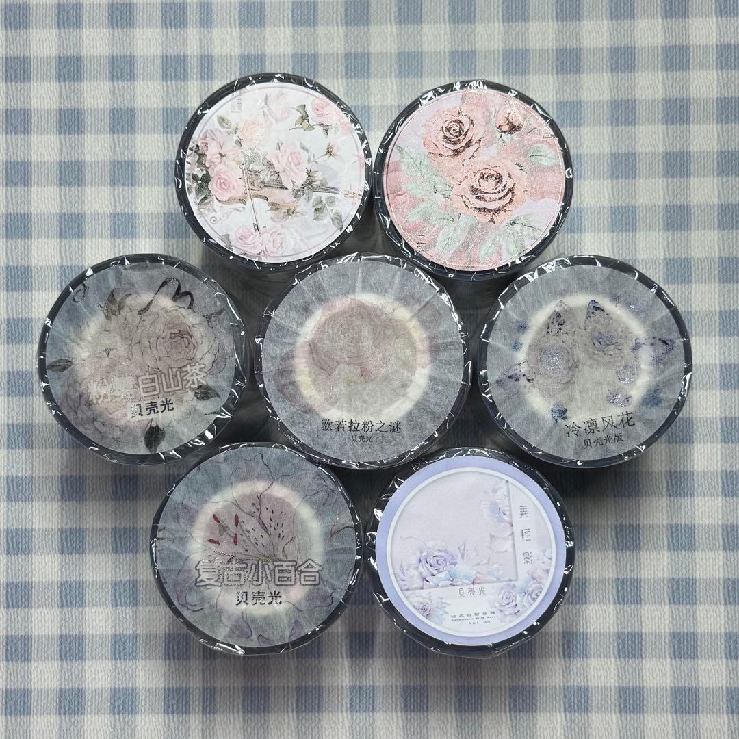 海外マステ お花系 まとめ売り 7巻