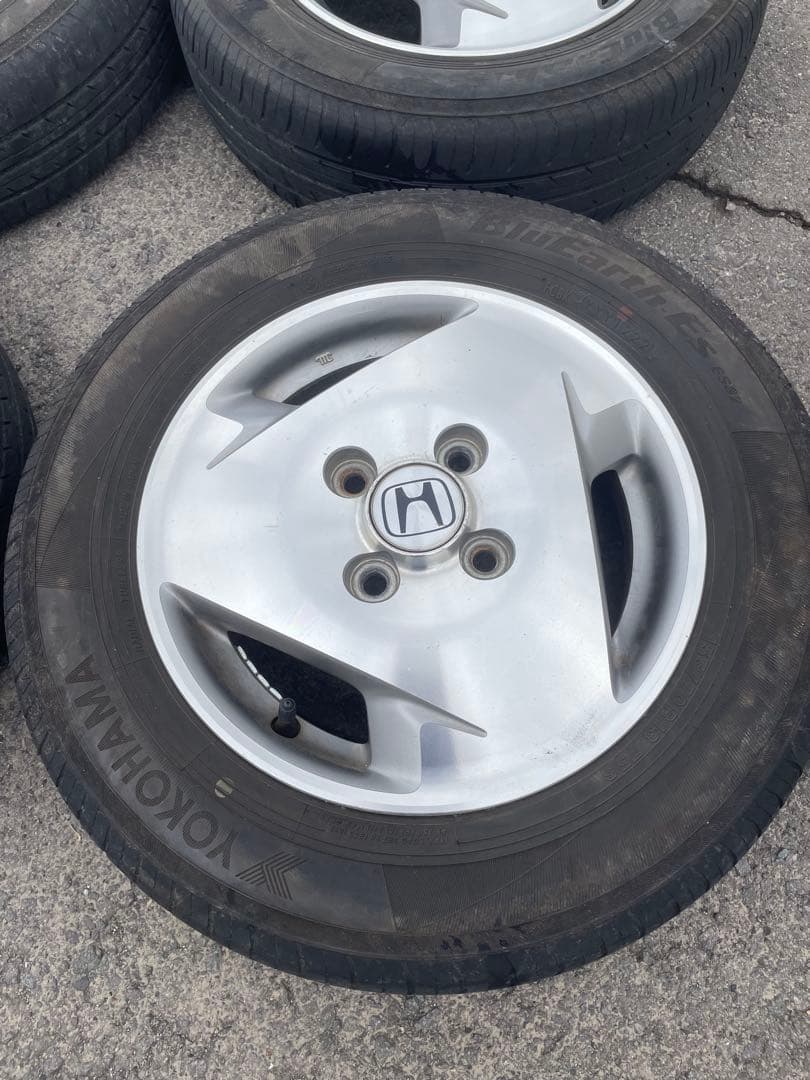 値下げ ホンダ HM2バモス純正ホイール タイヤ付き 4本セット 引き取り大歓迎