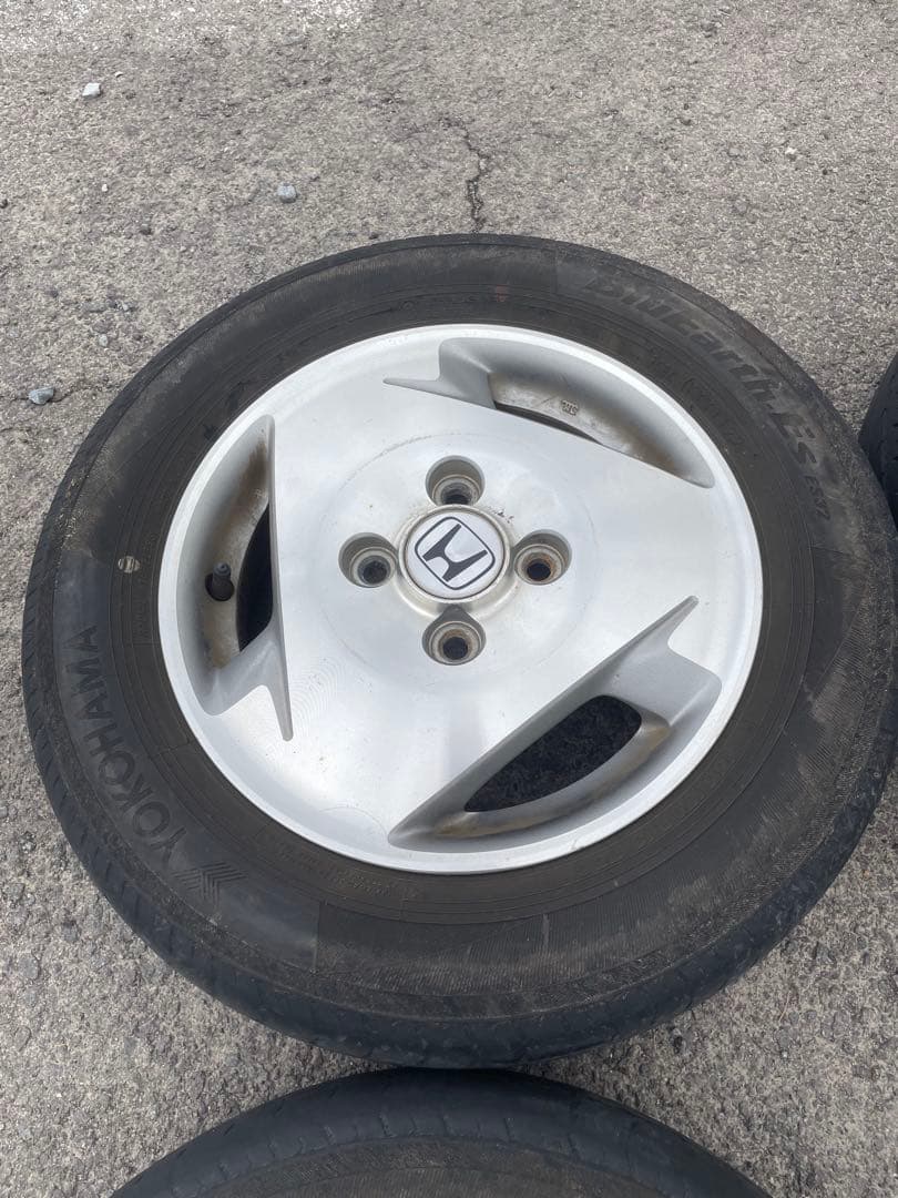 値下げ ホンダ HM2バモス純正ホイール タイヤ付き 4本セット 引き取り大歓迎