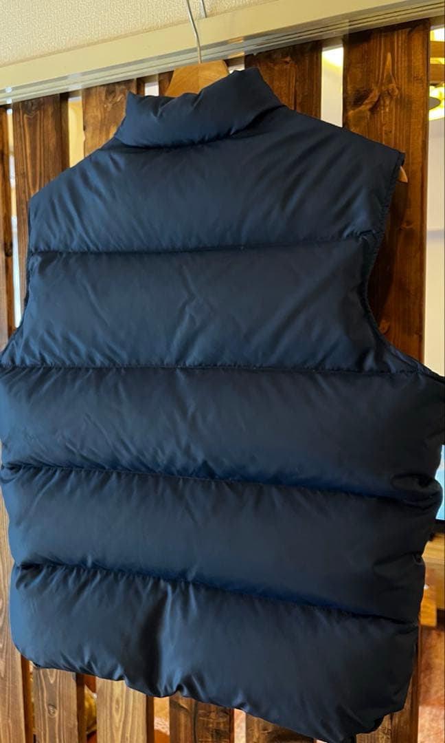 80s ウールリッチ　ダウンベスト　ネイビー　Mサイズ
