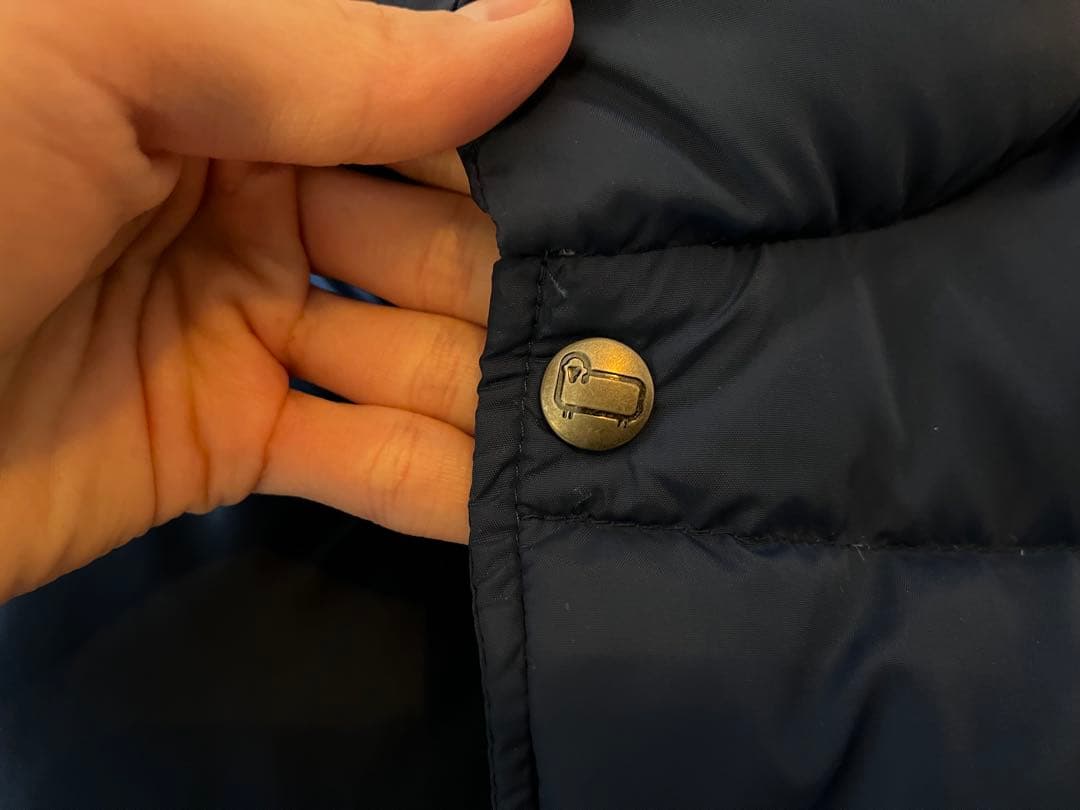 80s ウールリッチ　ダウンベスト　ネイビー　Mサイズ