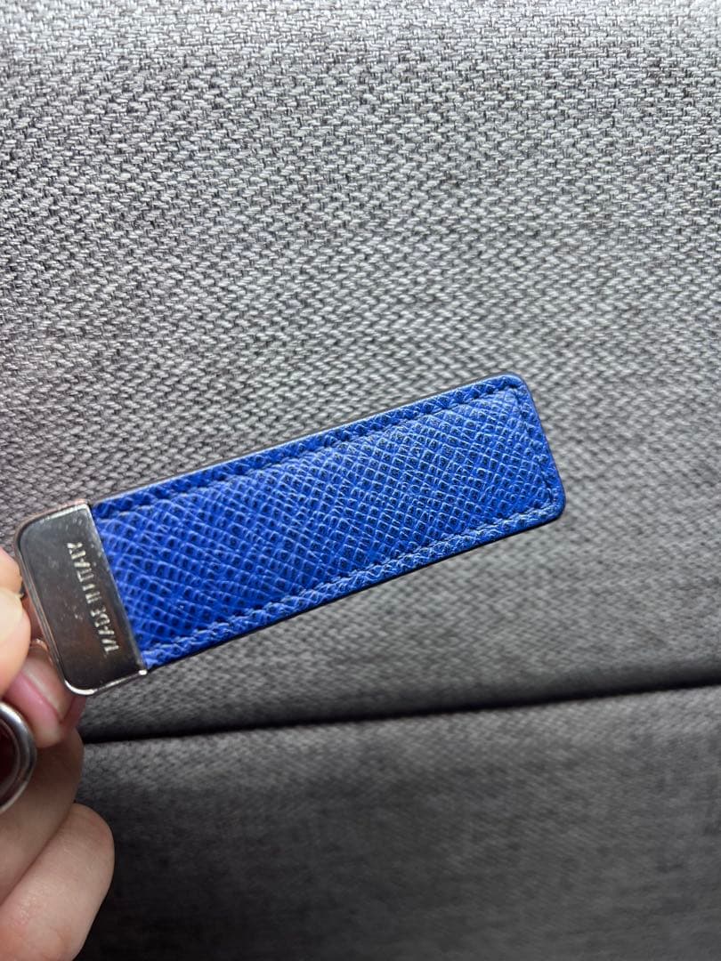 ヴィトン　ネイビー キーリング