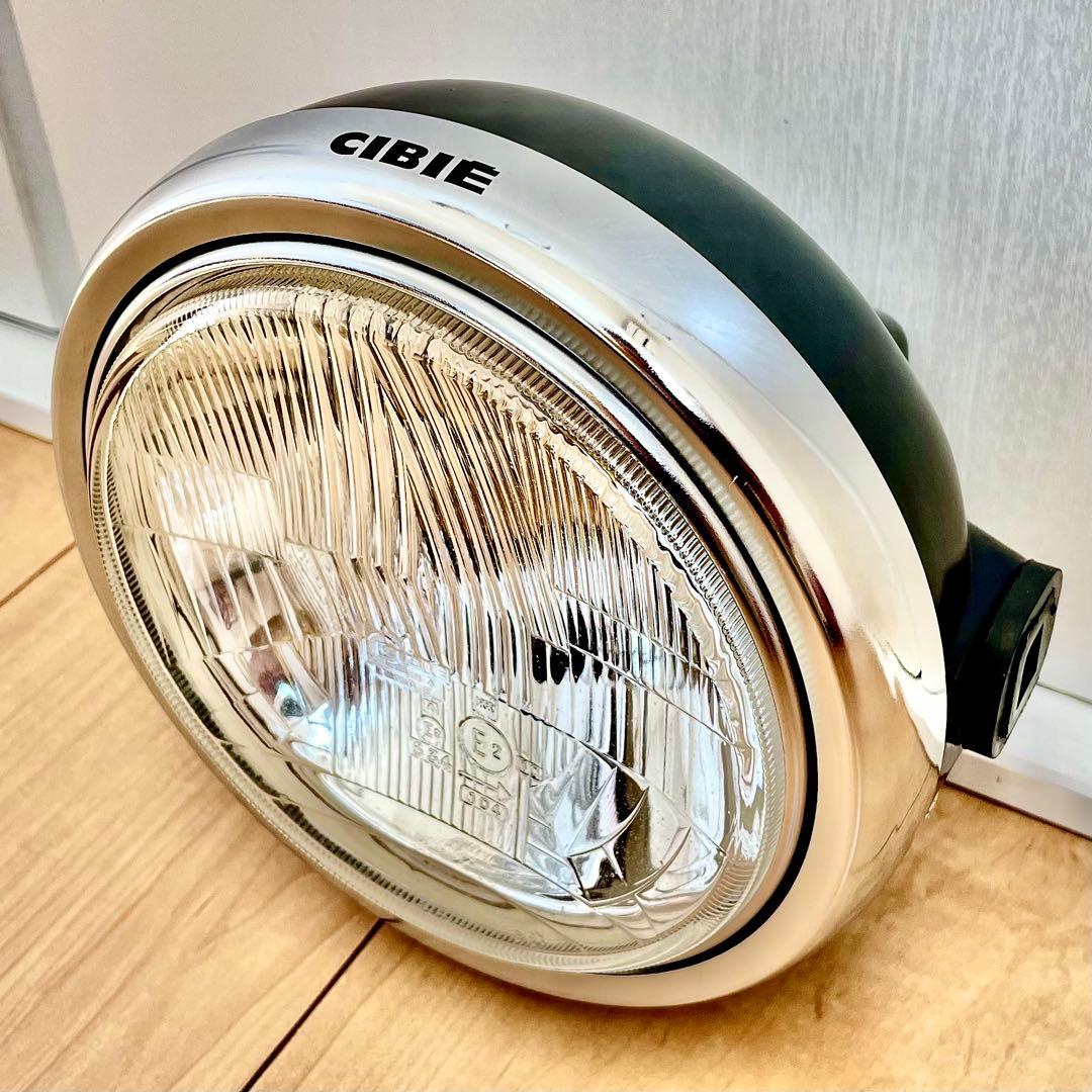 masaru！　当時物 CIBIE シビエ 凹みヘッドライト CB400F