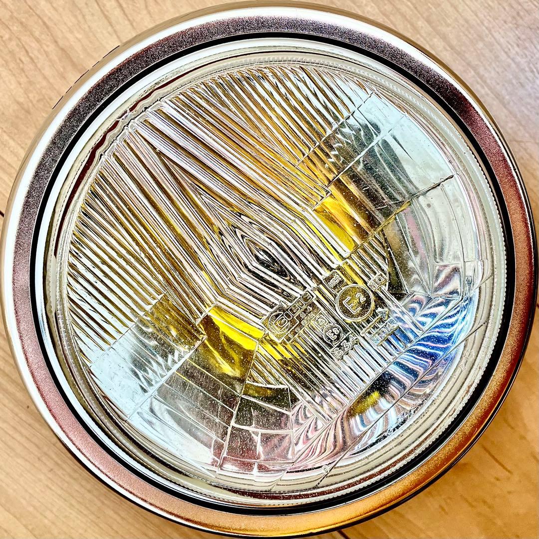 masaru！　当時物 CIBIE シビエ 凹みヘッドライト CB400F