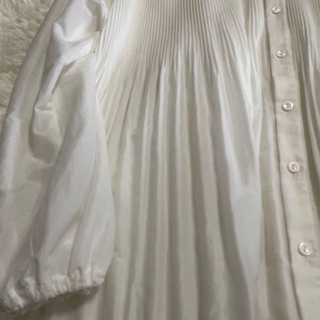 本日限定価格ビアズリーBEARDSLEY プリーツシャツ定価19800円