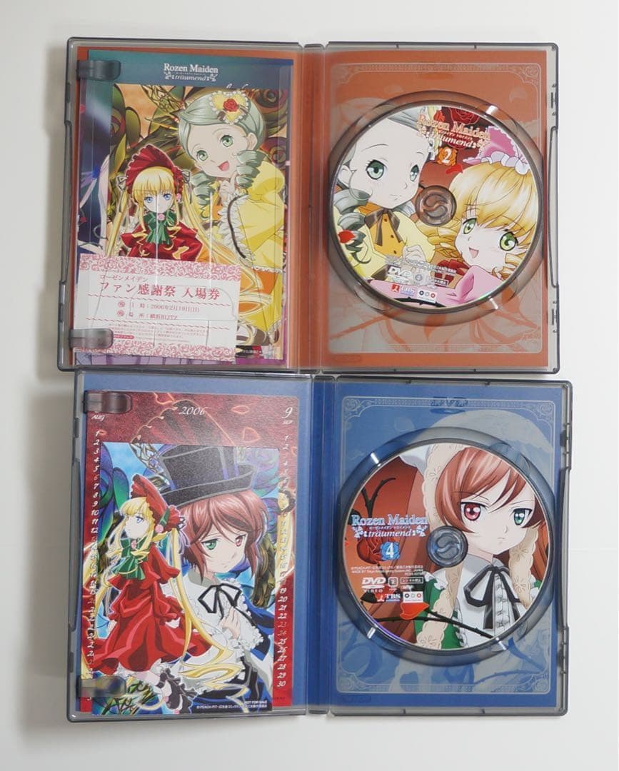 ローゼンメイデン トロイメント 初回盤全6巻 DVD コレクターズエディション含