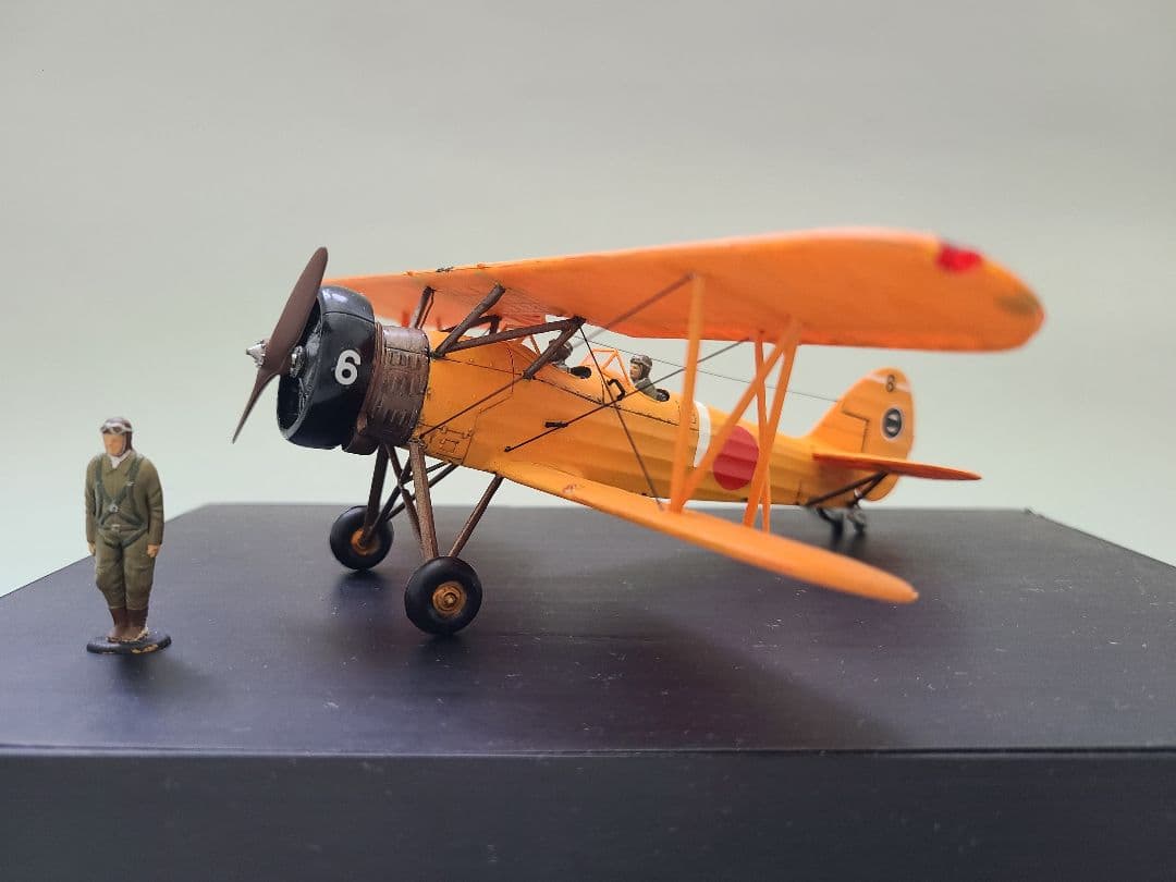 九五式一型乙中間練習機(赤とんぼ) リアルモーターライズ ニチモ1/48完成品