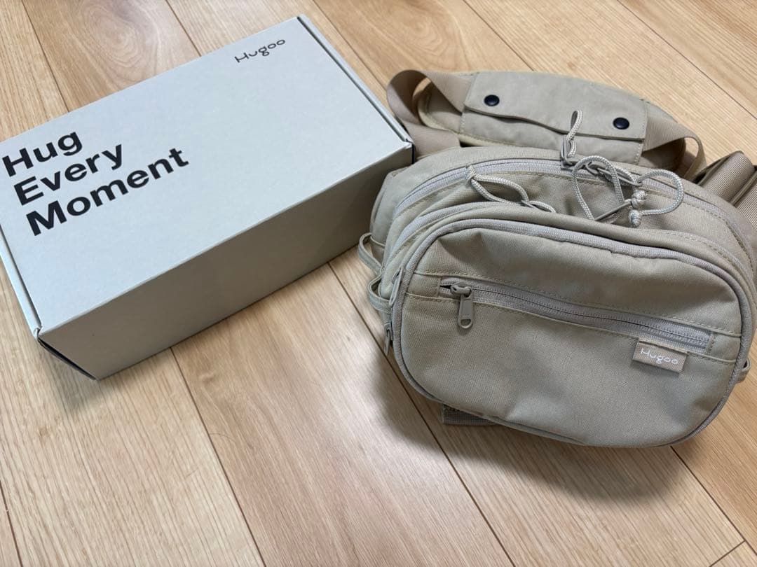 Hugoo Dual Hip Seat ベージュ　新色　ハグー　ヒップシート