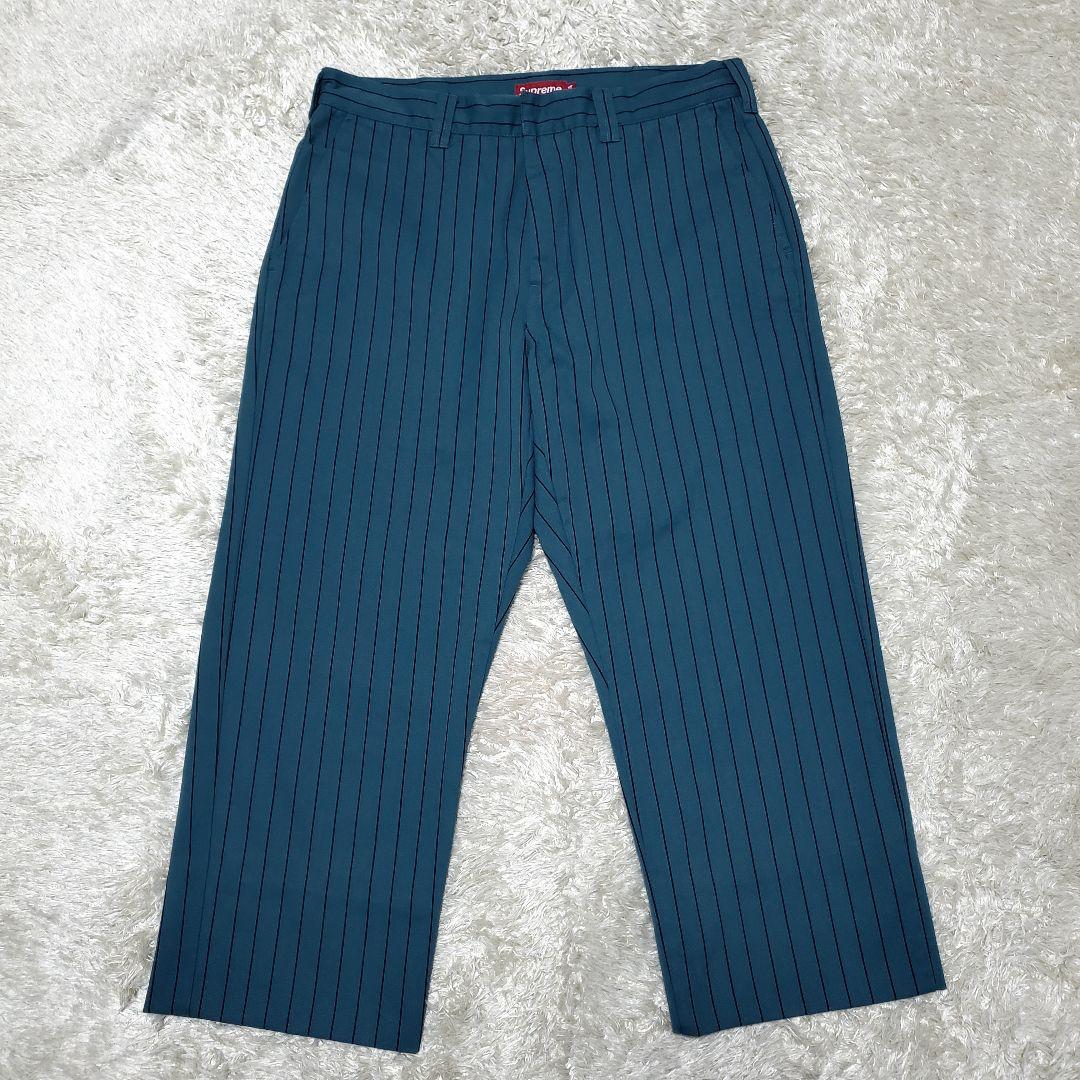 極美品✨Supreme　シュプリーム　ワークパンツ　ストライプ　Caesar様