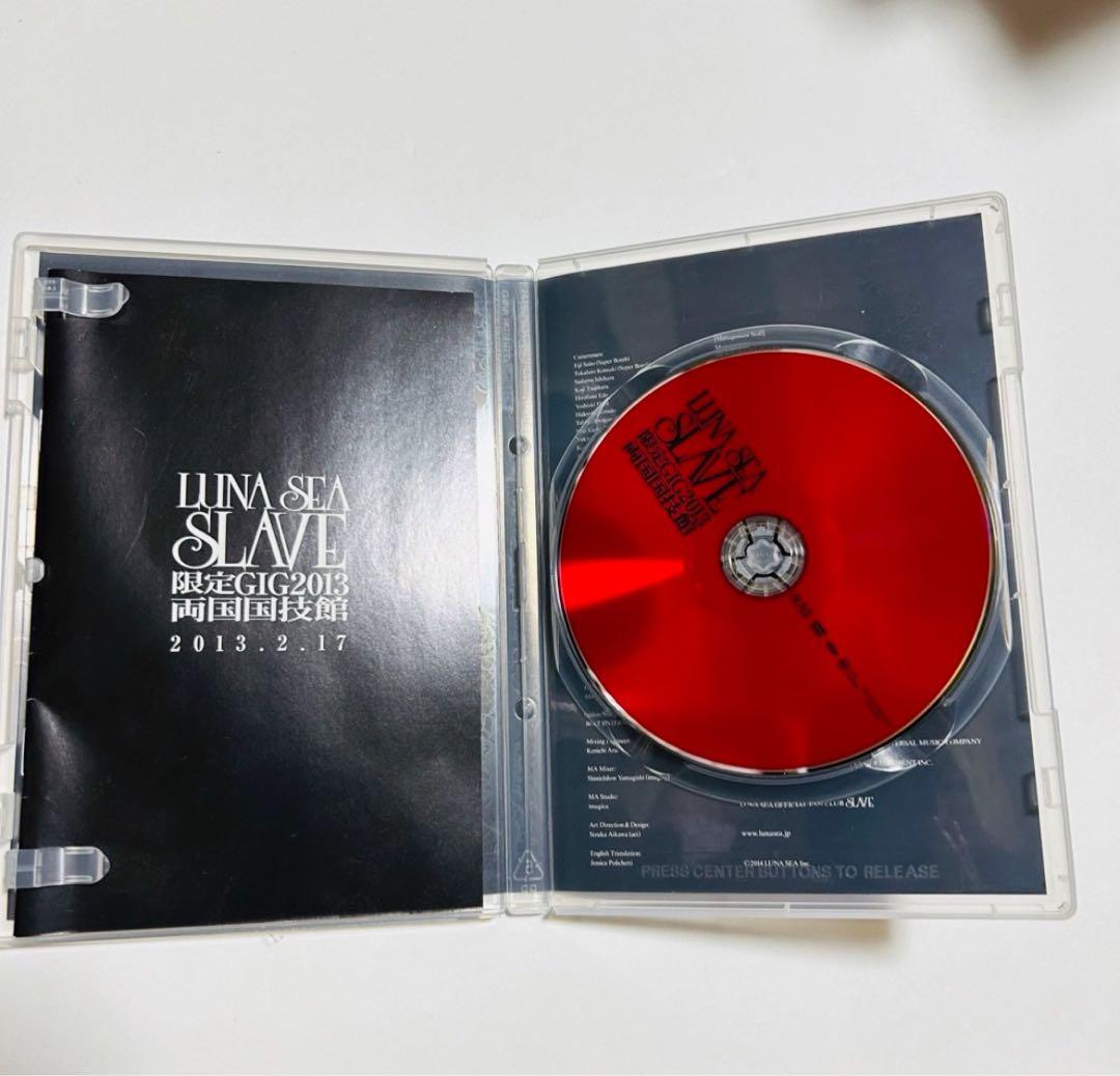 LUNA SEA SLAVE限定GIG 2013 両国国技館 DVD