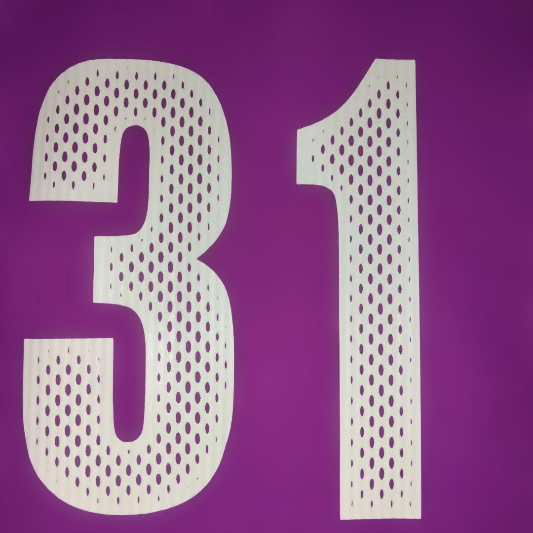 京都パープルサンガ ホーム長袖ユニフォーム 31番 【美品】