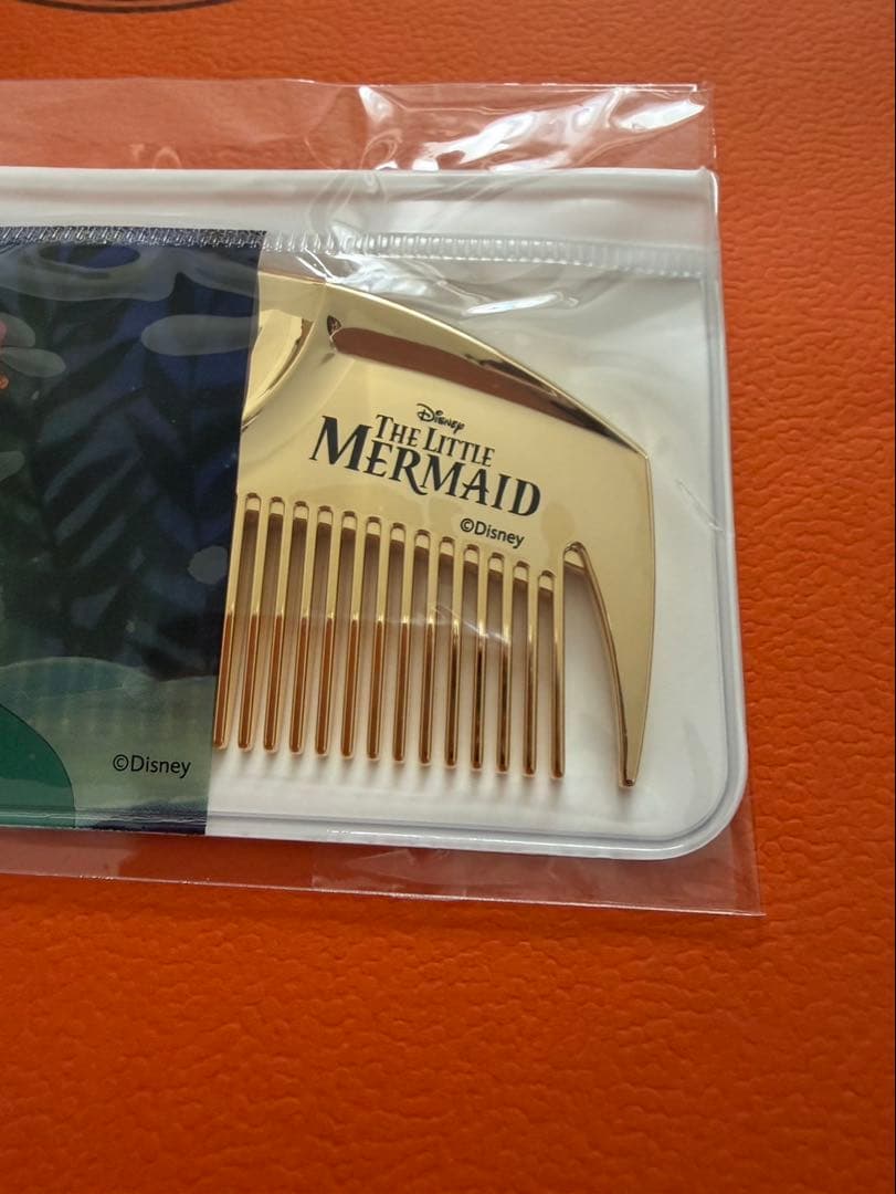 【新品希少】ラブクロム　ディズニーリトルマーメイドK24GPツキゴールド コーム