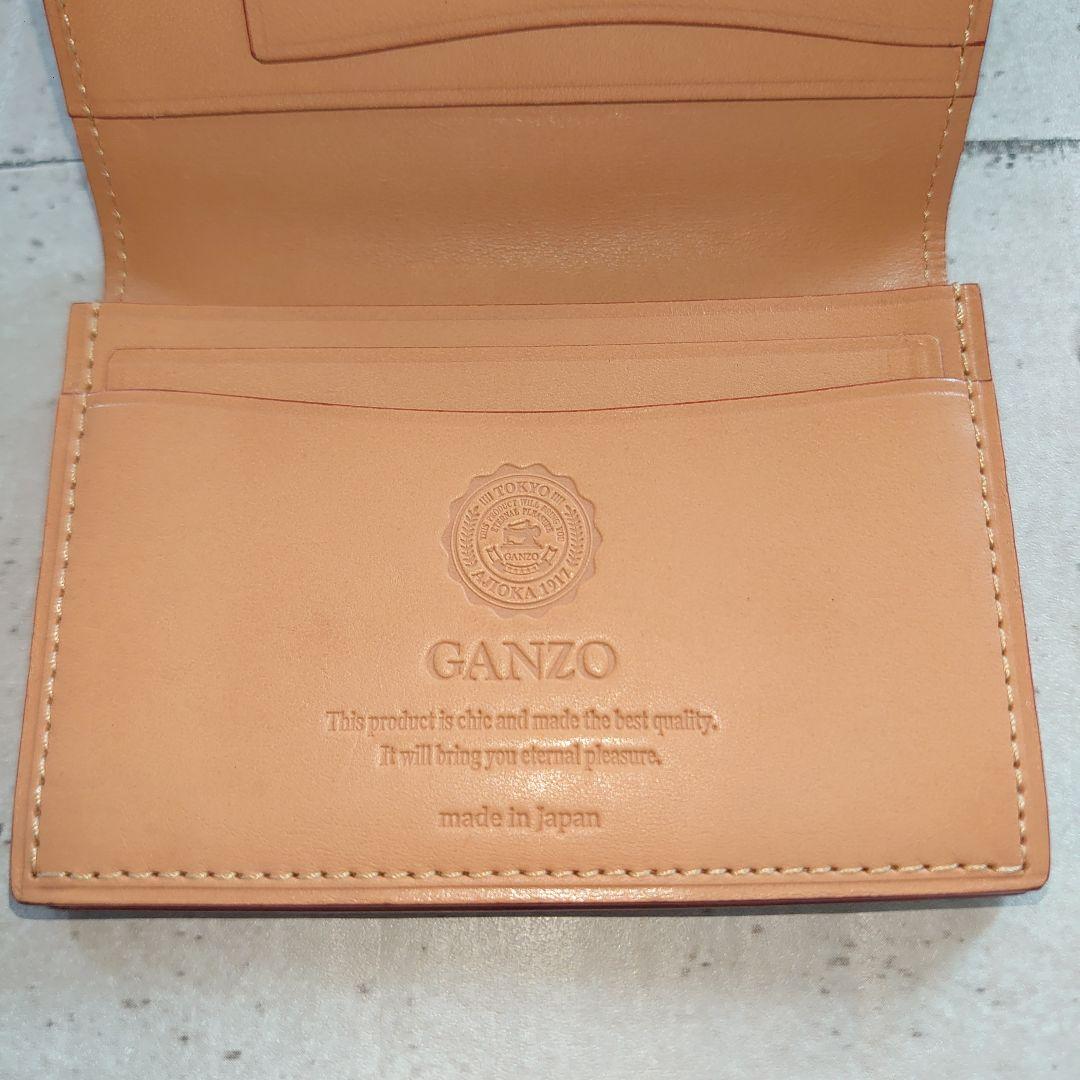 GANZO コードバン レザー 名刺入れ バーガンディ
