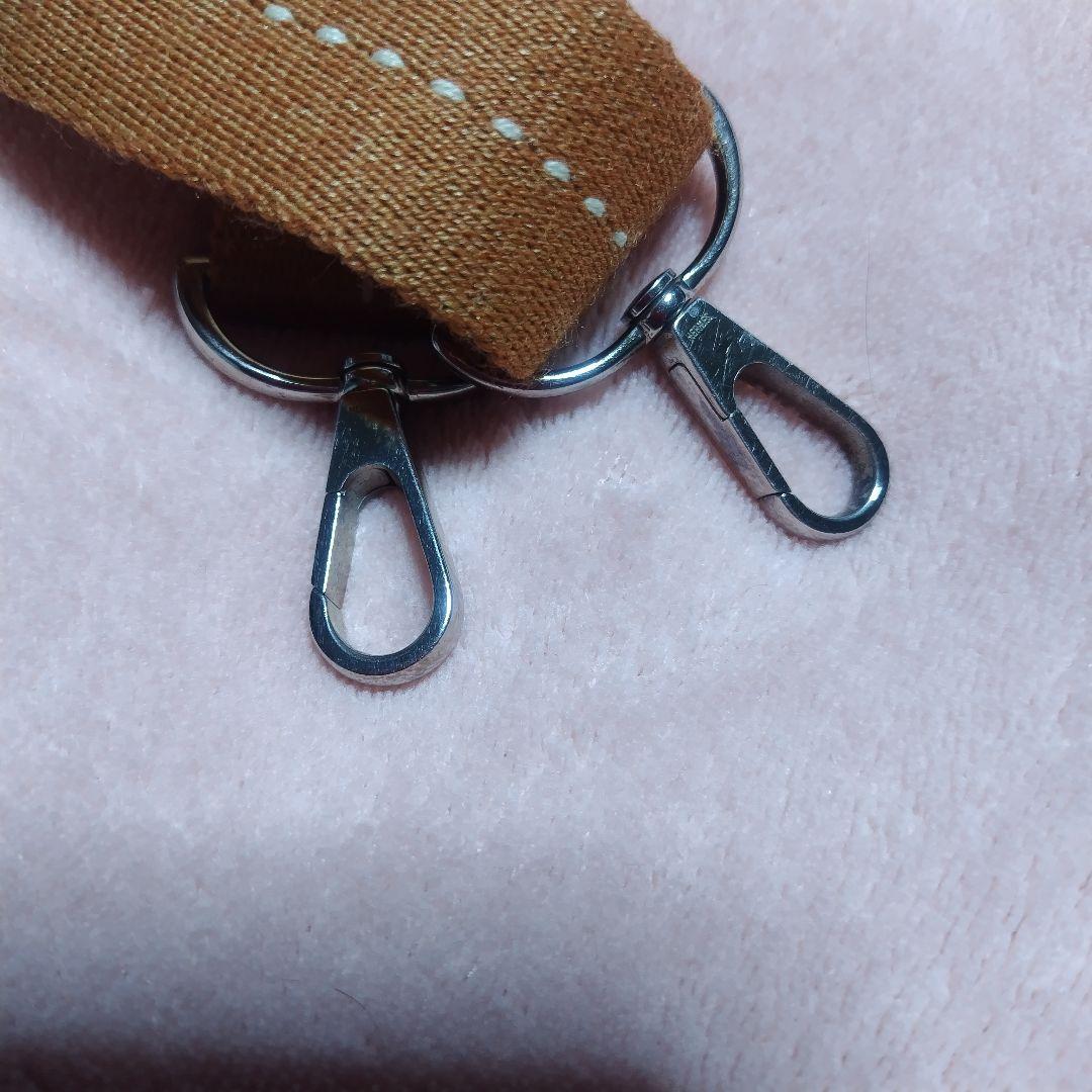 エルメス☆ショルダーストラップ☆ベージュ〜茶系