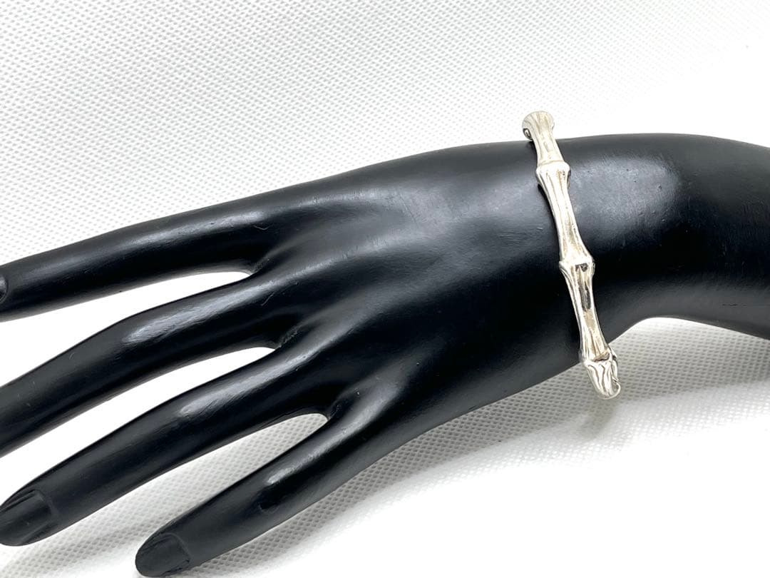 h212 希少　オールド　ティファニー　1996 バンブー　バングル　925