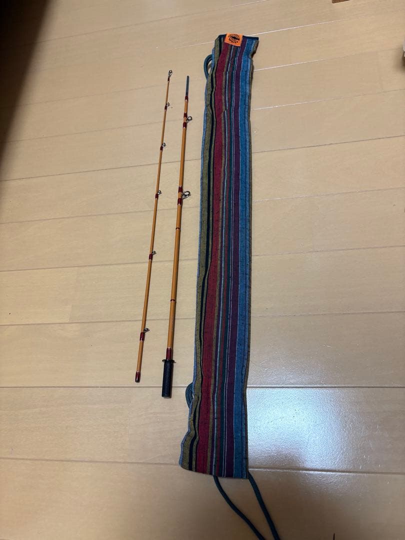 ヒトトキワークスGLASSY37 トラウトロッド専用袋付きHITOTOKI