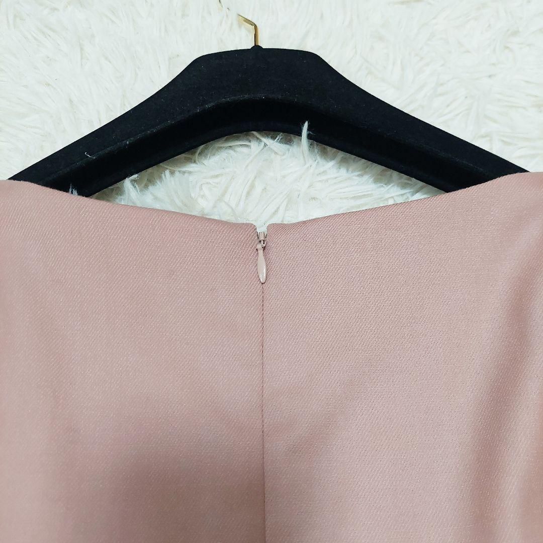 新品タグ付き ANAYI ウール 花柄 レース スカラップ ワンピース Aライン