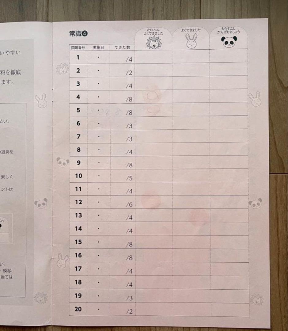 【新版】伸芽会　オリジナル問題集　赤本　６３冊　欠損なし　綺麗な状態です