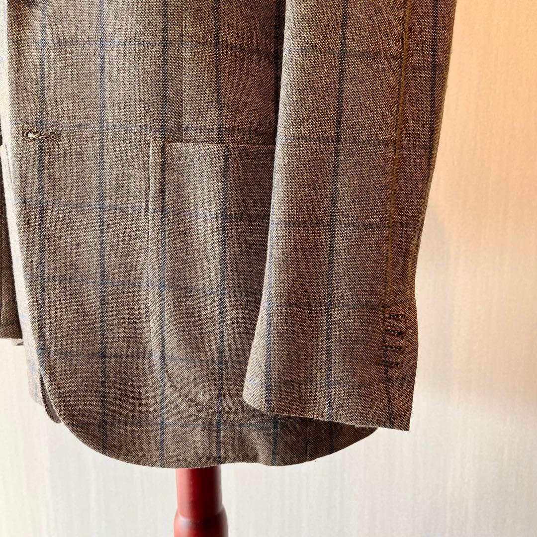 policarPo ポリカルポ イタリア生地 テーラードジャケット ウィンドペン