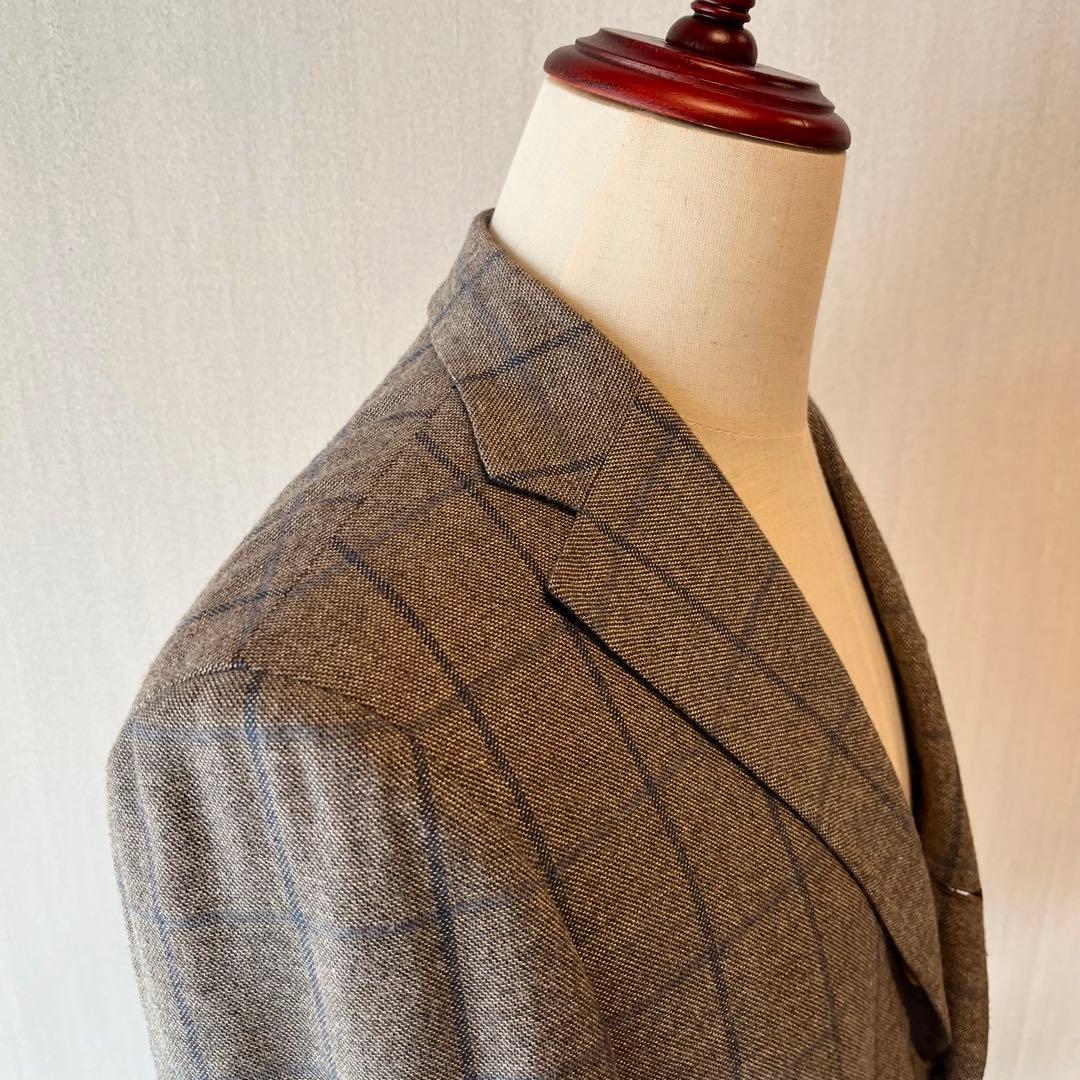 policarPo ポリカルポ イタリア生地 テーラードジャケット ウィンドペン