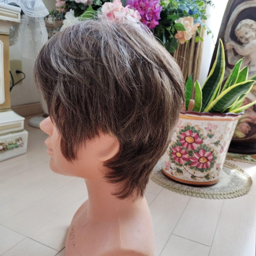 ショートボブウィッグ グラデーションブラウン