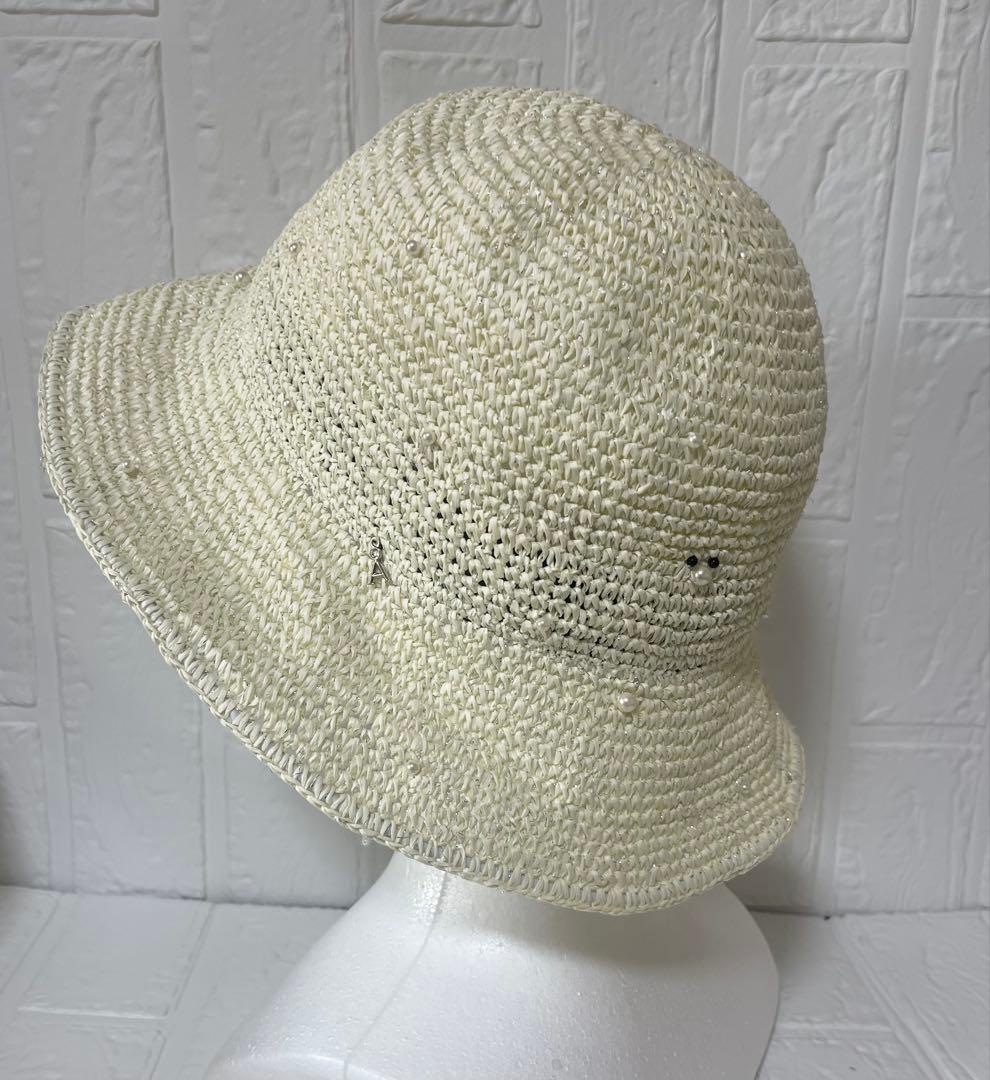 【新品タグ付き】アンテプリマ♡パンダ♡パール夏帽子遮熱遮光UVケア16,500円