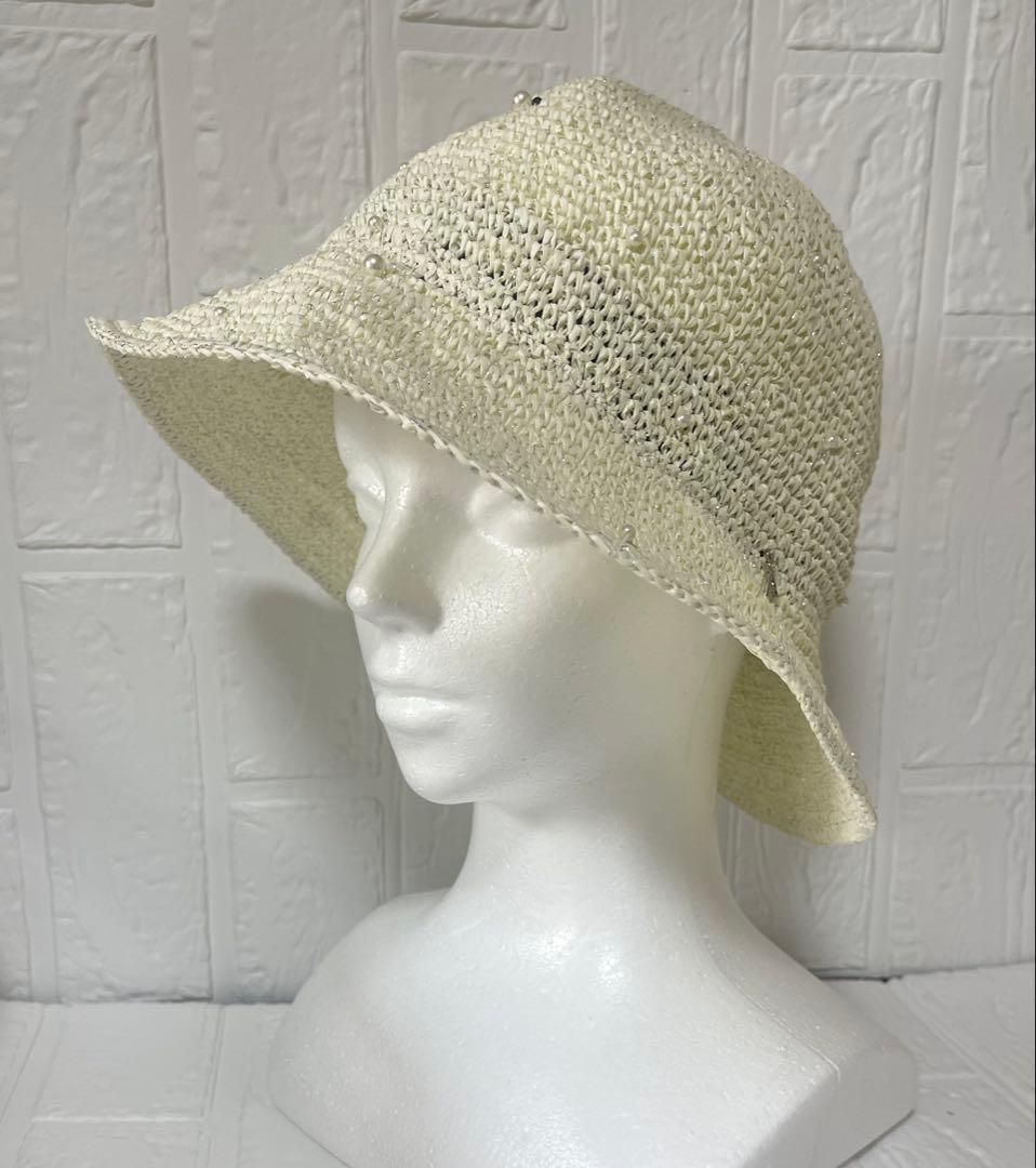 【新品タグ付き】アンテプリマ♡パンダ♡パール夏帽子遮熱遮光UVケア16,500円