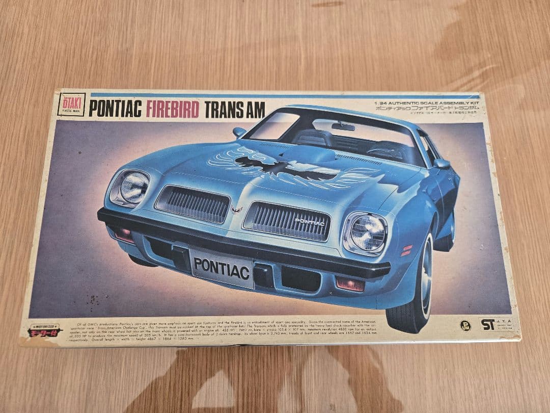 【完品】オオタキ プラモデル 1/24 ポンティアック ファイアバードトランザム