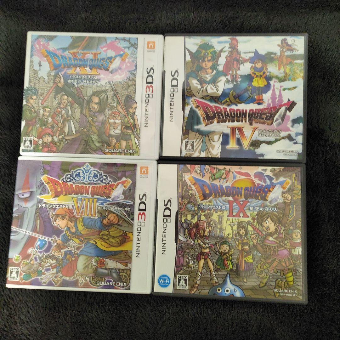 【ポケモン、ドラクエ、FFなど】人気ソフトまとめ売り　3DS本体付き