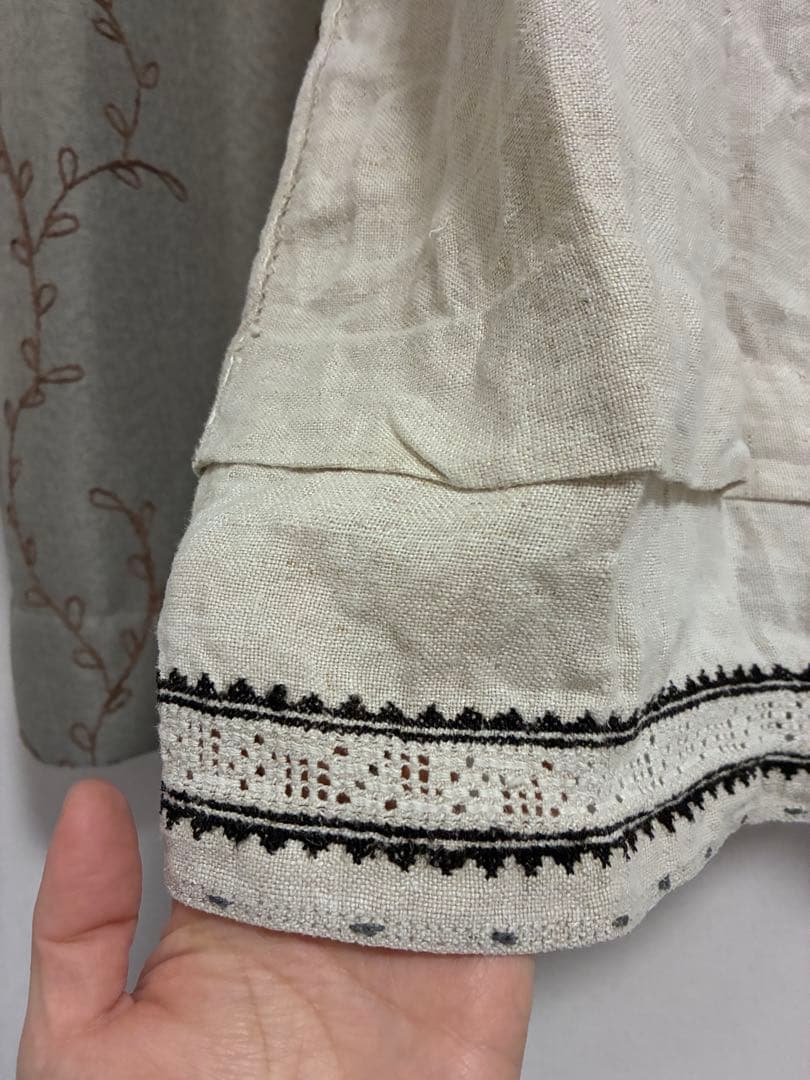 vintage ユーロヴィンテージ　ソロチカ　チロルワンピース　モノクロ