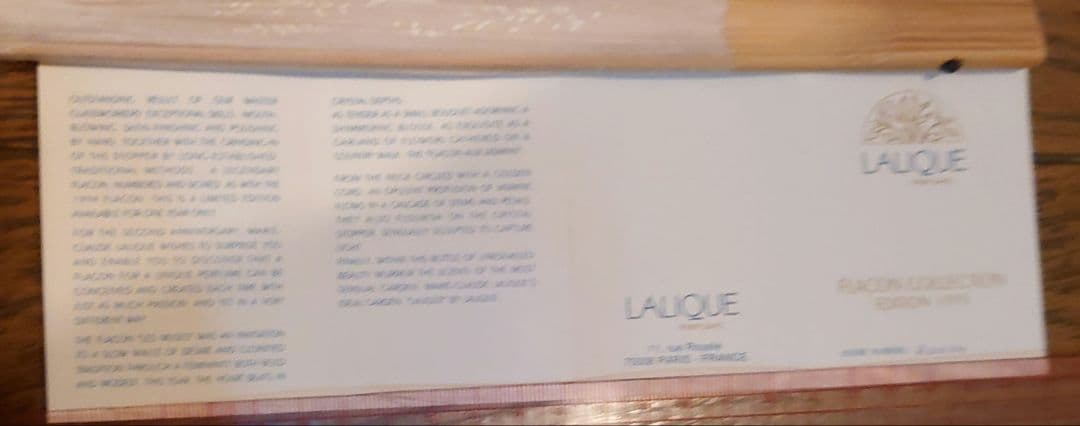 LALIQUE PARFUMS　60ml