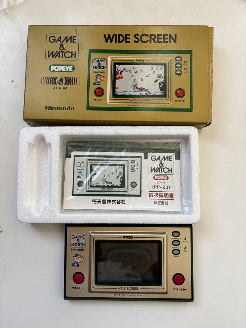 【動作確認済】Nintendo ゲームウォッチ ポパイ